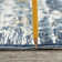 Deltufo Moroccan Reversible Flatweave Polypropylene Indoor / Outdoor Area Rug - Navy 