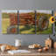 Rustic Tractors II - Toile tendue avec châssis de qualité supérieure - Prêt à être accroché-350004766