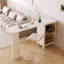 Table de bar 70,87 "moderne et minimaliste en granit pour la maison - table longue de style crème