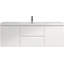 Meuble-lavabo simple avec plateau en résine Raige 59,06 po