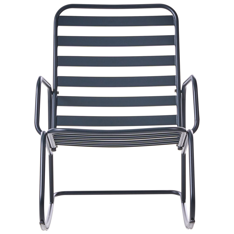 Aluminium Rocking Chair, Black