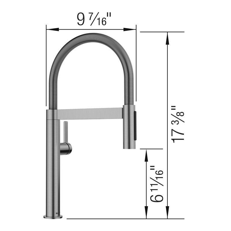 Culina Mini II Pull-Down Dual-Spray Kitchen Faucet - Satin Platinum, Satin Platinum