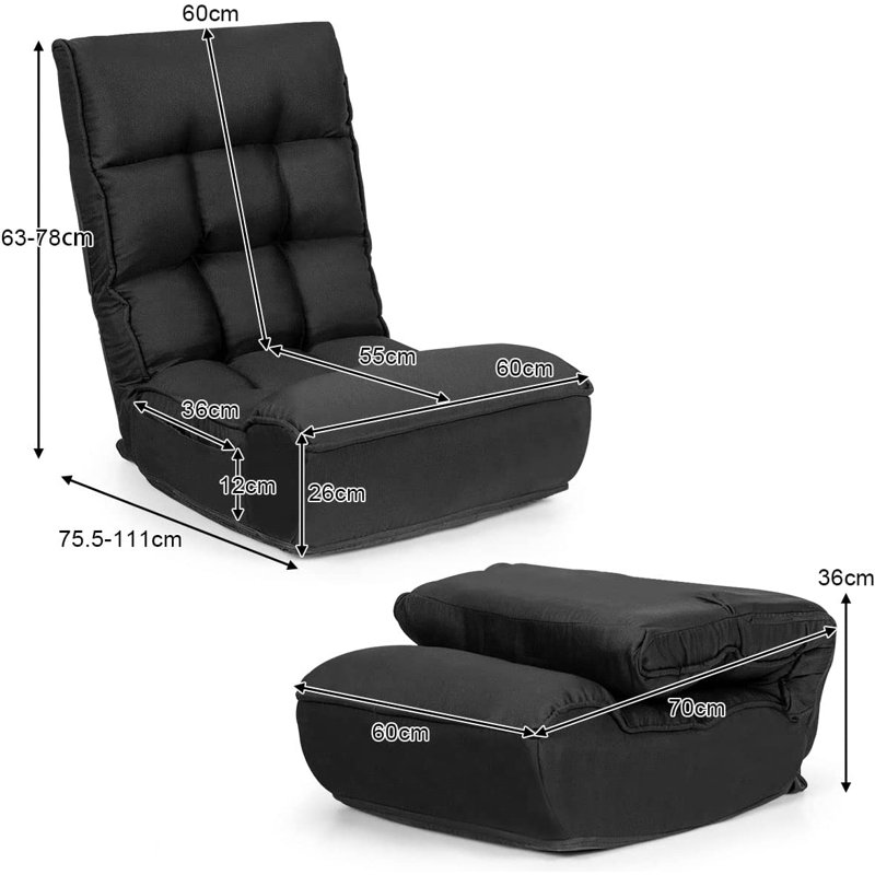 Kacie-Lea 60cm Wide, Black
