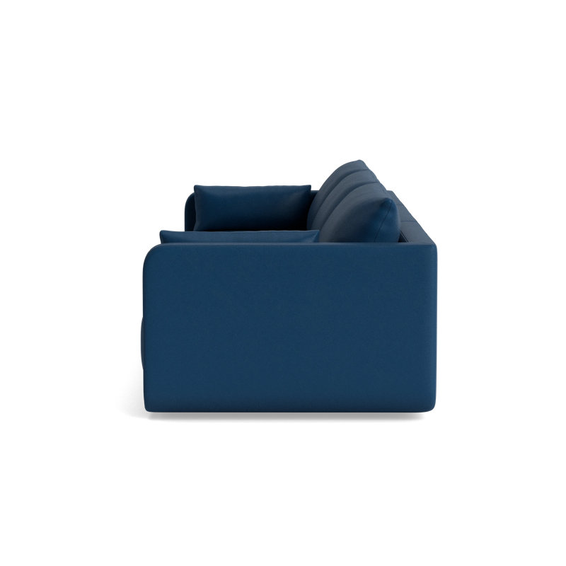 Eva Modular Sofa, Leather - Deep Blue