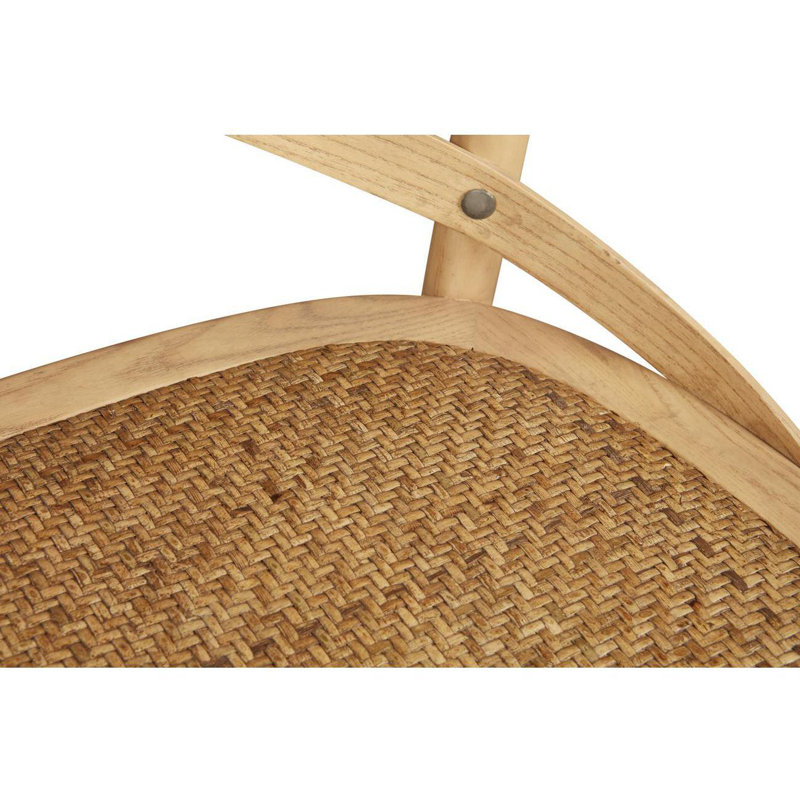 Jace Wicker Bar Stool, Oak