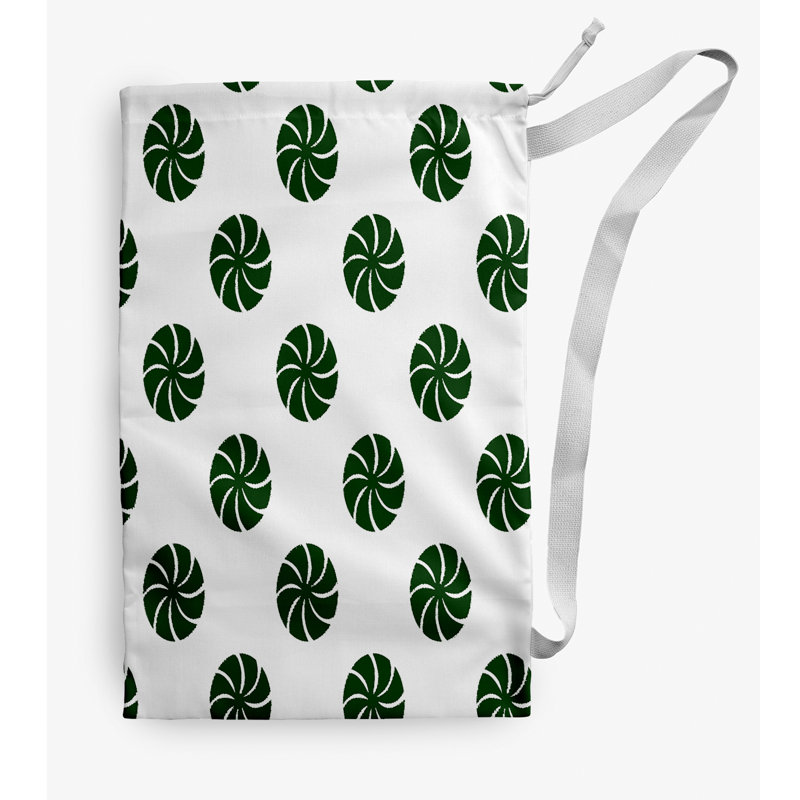 Sac à linge Whirl of the Season, Moyen (H 36 po x l 28 po), Vert