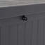 Sol 27 Outdoor Southwest 125cm W 430L Water Resistant Plastic Lockable Deck Box-1088054743
