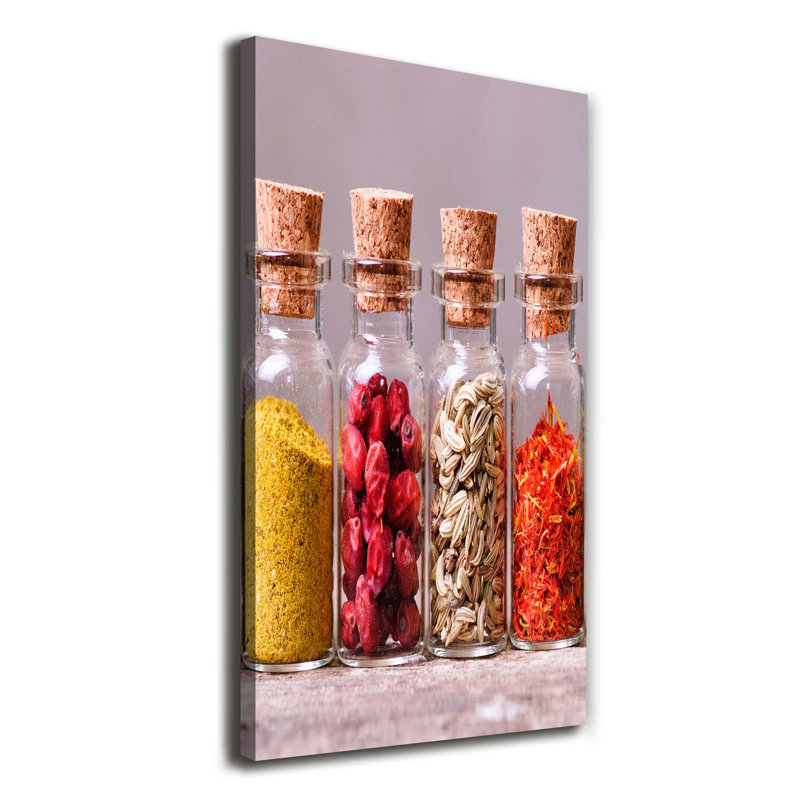 Colourful Spices - Wrapped Canvas Print