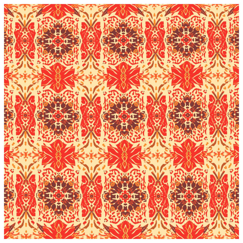 Coussins décoratifs Red Beige, 20 x 20 pouces