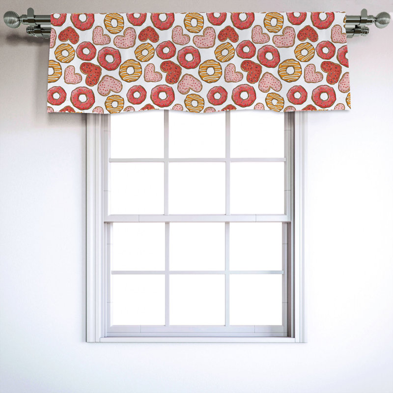 Sateen Ruffled Window Valance