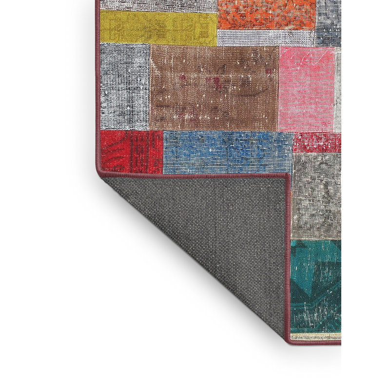 Tapis gris/beige/brun contemporain, Rectangle 5 pi x 7 pi