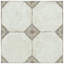 Kings Field 17-3 / 4 po X 17 3/4 po Carreau de porcelaine pour plancher et mur