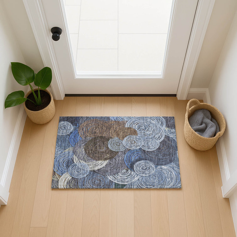 Machine Washable Indoor/Outdoor Jenning ACN2267 Geometric Rug