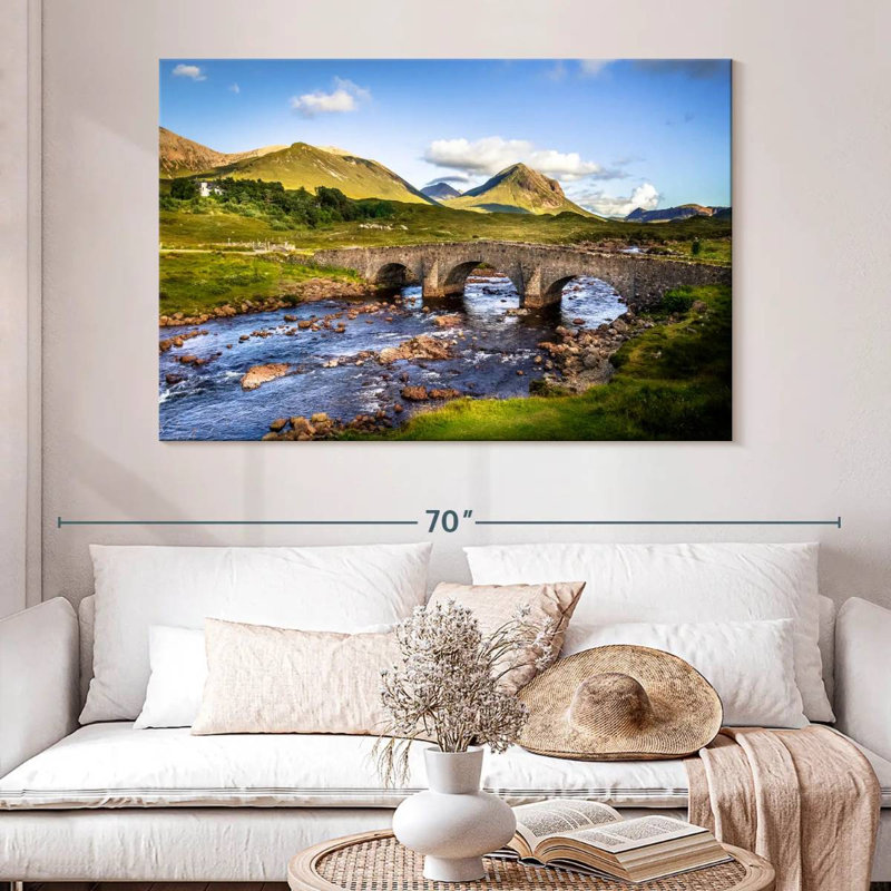 Lilie Sligachan Old Bridge, 34" H x 51" W