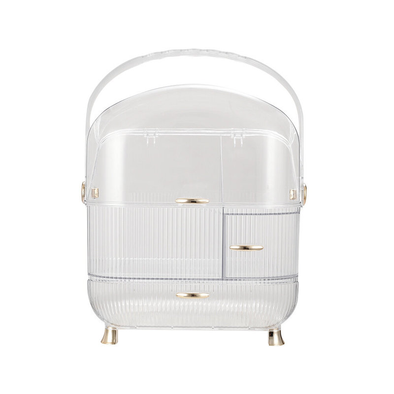 Hainesburg Plastic Makeup Organiser, Transparent