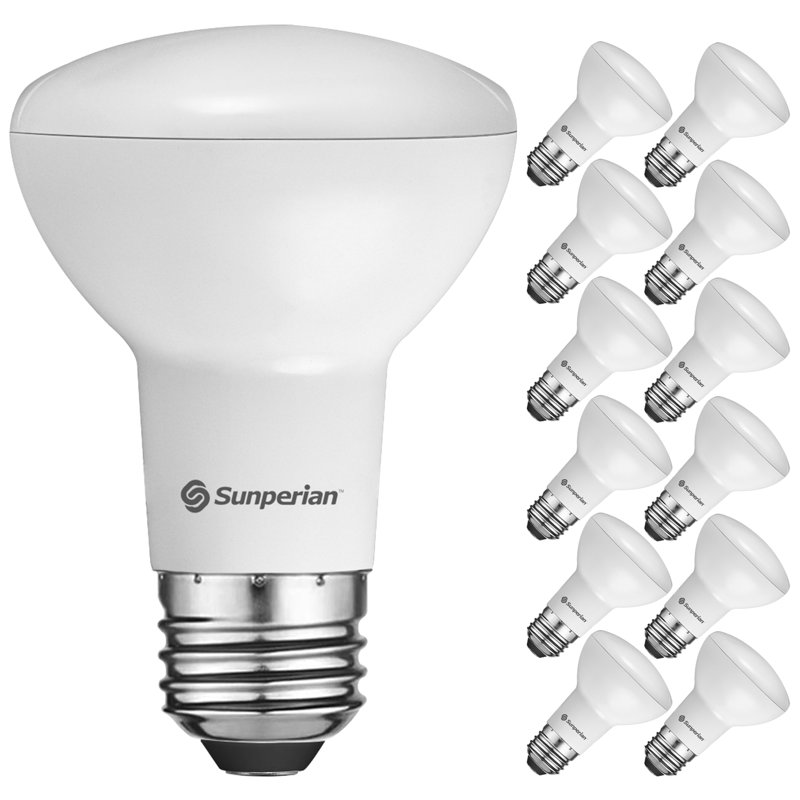 6 watts (50 watts équivalents), DEL BR20, ampoule à intensité variable, lumière du jour (6500K) E26 / base moyenne (standard)
