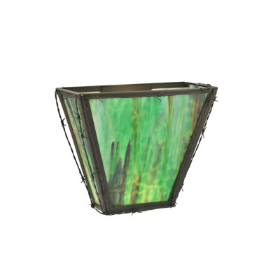 Rustic Lodge Flush Mounted Sconce