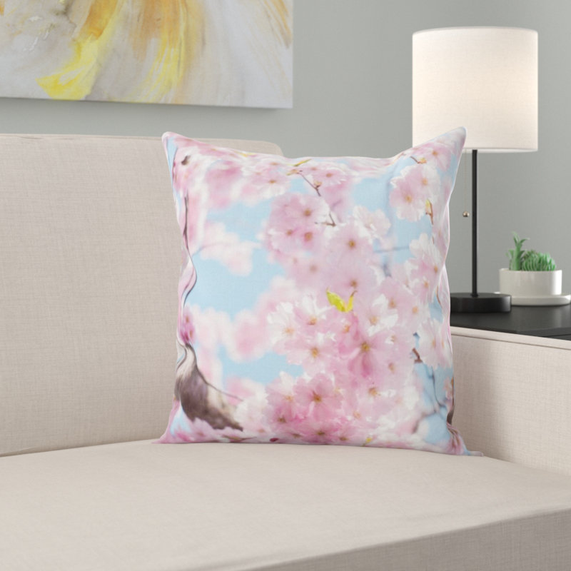Coussin décoratif fleuri