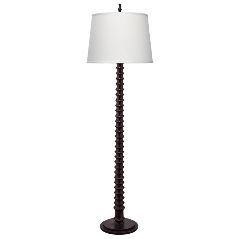 Revolution Wood Floor Lamp, Black