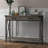 Industrial Console Table with Drawers - 43" Entryway Table, Narrow Long Sofa Table for Living Room, Couch, Hallway, Foyer, Kitchen Counter-2007927673
