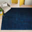 Tapis à poil long bleu marine Aeryn-230891683