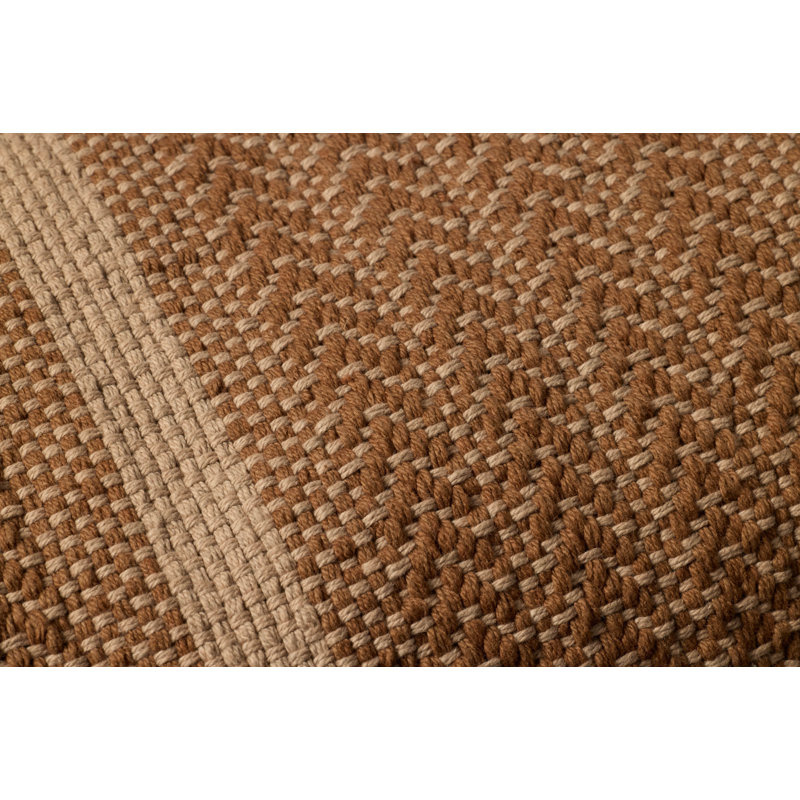 Coussin décoratif Amber Lewis x Loloi Blair, Rectangle H 13 po x l 35 po , Polyester, Brun