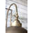 Kalalou Wall Light Antique Gold Wall Sconce 29" H Metal Wall Mounted Lamp
