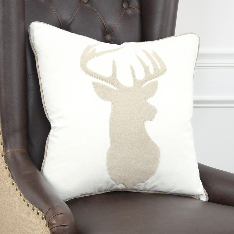  Coussin Ivoire, Housse de coussin seulement - sans coussin