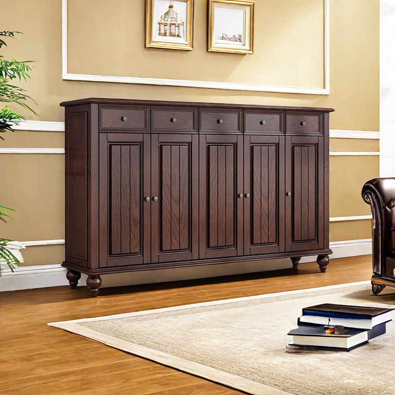 27 Pair Shoe Storage Cabinet, Brown