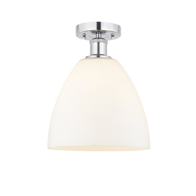Glass Semi Flush Mount