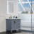 Free Standing Single Bathroom Vanity with Quartz Top-1989474902
