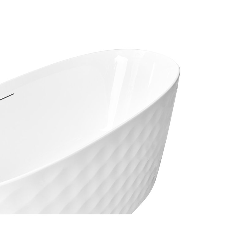 Mailloux 1700mm x 800mm Freestanding Acrylic Bathtub