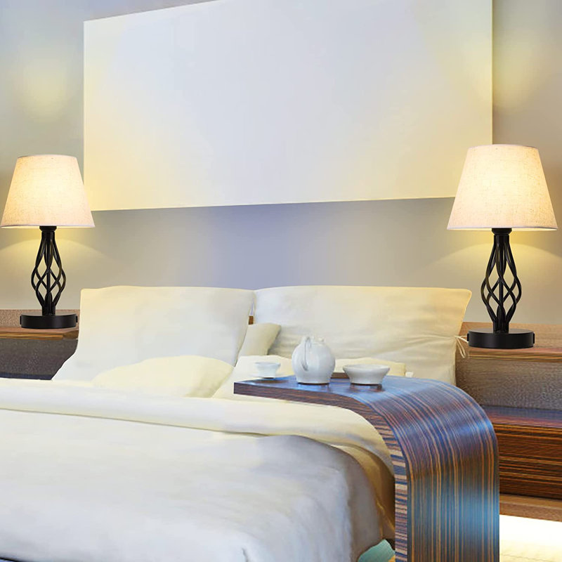 Lampe de table USB en métal Jociel