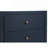Nevarre 3-Drawer Nightstand - Midnight Blue-755802027