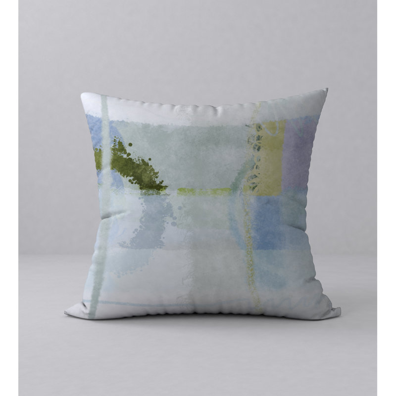 O.K. Abstract Reversible Throw Pillow, 20" x 20"