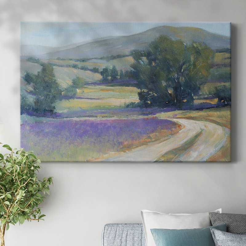 Toile tendue Lavender Meadow I-Gallery, H 12 po x l 18 po