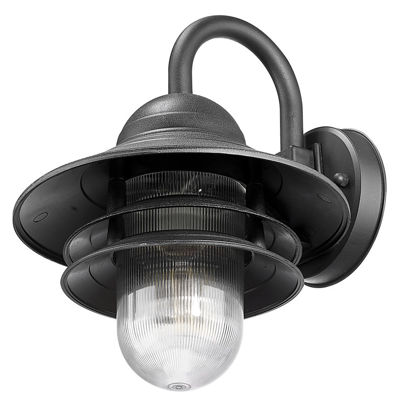 Caja Wall Light, Matte Black, Medium Incandescent