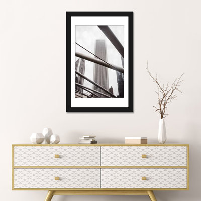«Chicago Monotone III», impression sur toile
