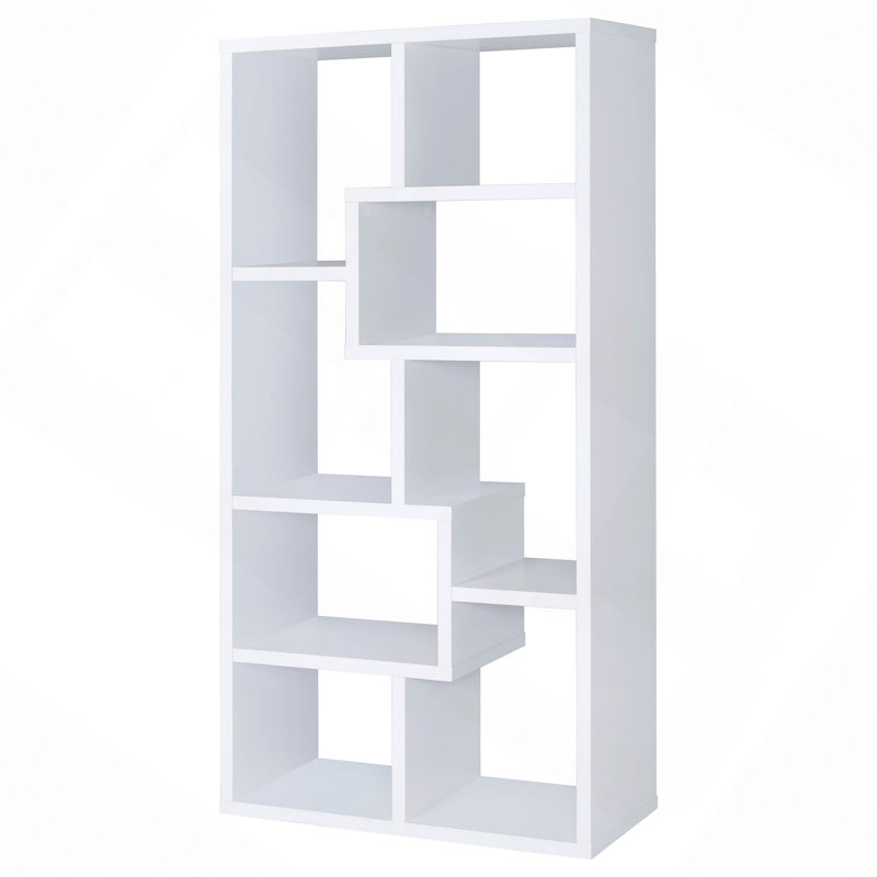 Bibliothèque à 7 tablettes, Blanc