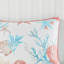 Housse de couette 100% coton 6 pièces avec motifs côtiers et coussins pour chambre à coucher