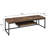 Rustic Tv Stand With Weathered Oak And Black, Fits Up To 60-Inch Tvs Industrial-Style In Black For Entertainment Area