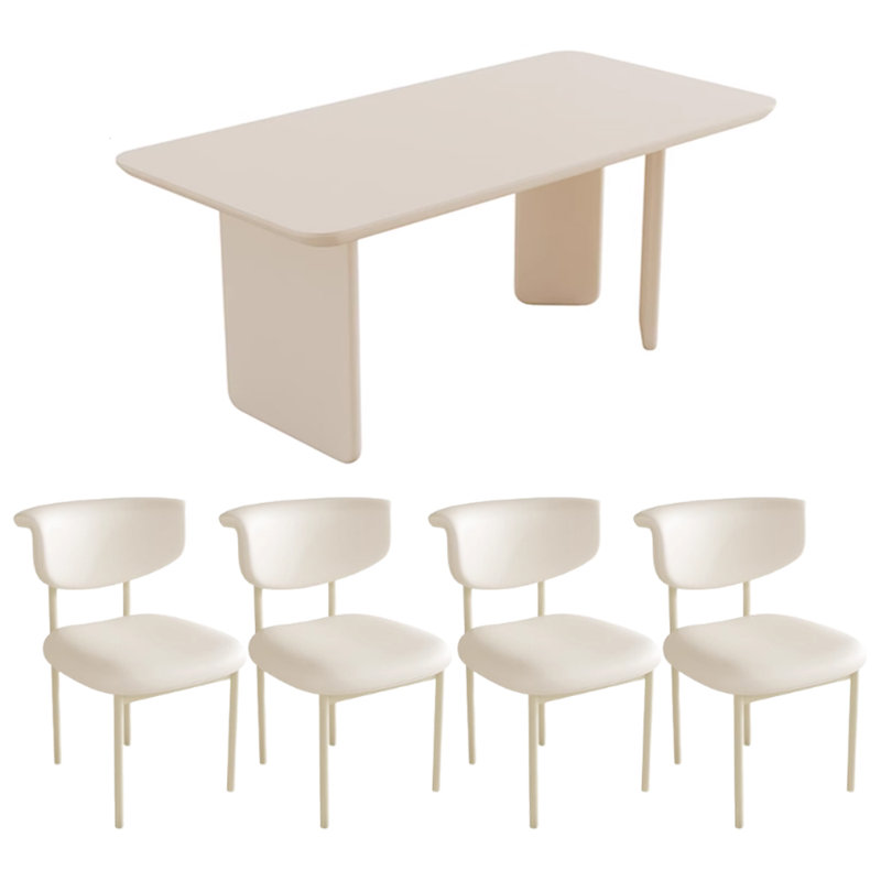 Ensemble de table de salle à manger Exquis, H 29,52 po x L 62,99 po x l 31,49 po