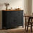Pine Wood Sideboard & Buffet: 43.89" Wide with 2 Doors and 1 Drawer - Enhance Your Space-1858885305