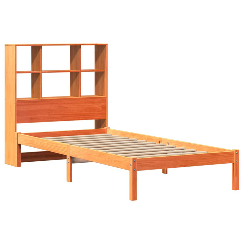 Choudhary Solid Wood Storage Bed, Small Single (2'6), Wax Brown