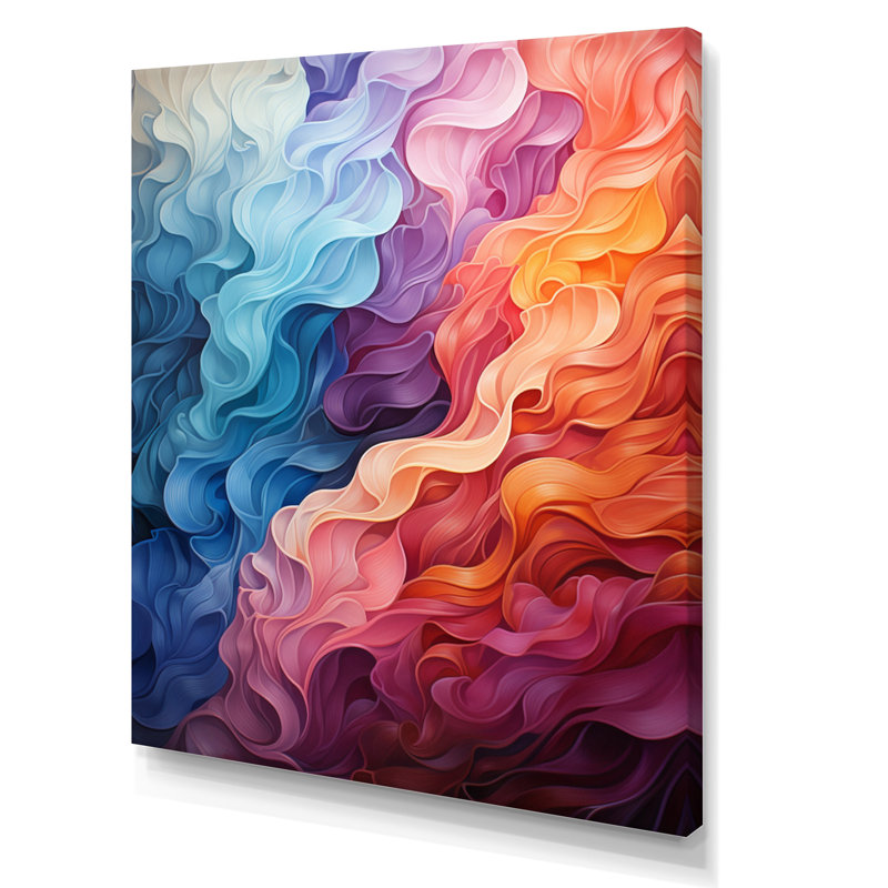 Opt Art Delirium VII - impression, H 20 po x l 12 po x P 1 po, Toile tendue