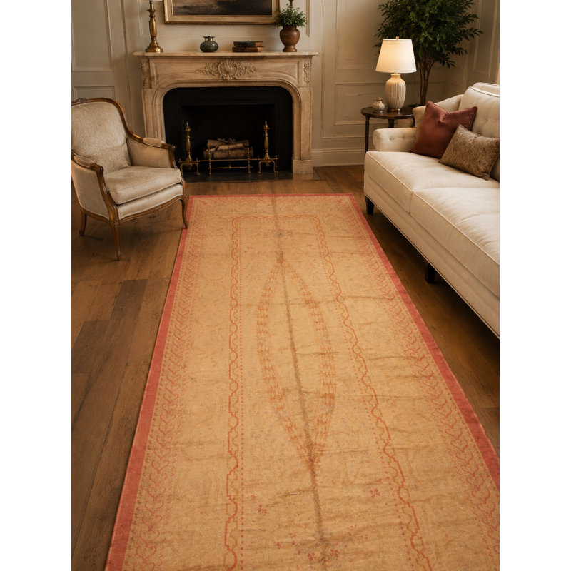 Tapis antique autrichien surdimensionné Savonnerie