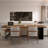 WD871930000824&Size Solid Wood Iron Writing Desk-108739214