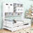 Wood Daybed with Built-In Storage Drawers, Cabinets and Shelves-865118849-865118850