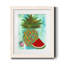 Ananas et melon d'eau II - reproduction de peinture sur papier encadrée-1610849347-1610849350