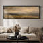 Golden Field Horizon Misty Landscape Art Bedroom Print Wall Art-2133274019-2133274045